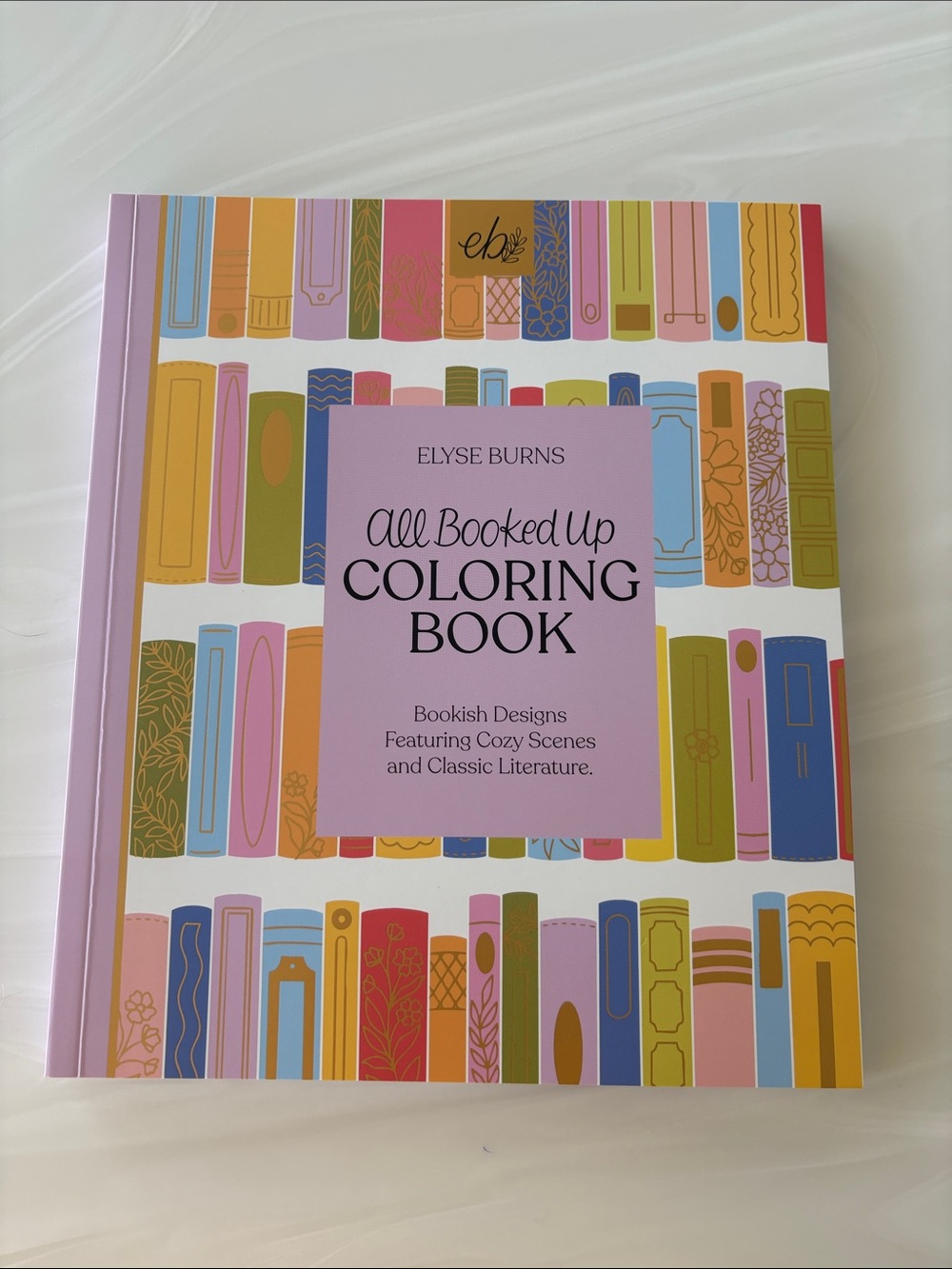 All Booked Up Coloring Book - Pastel Multicolor